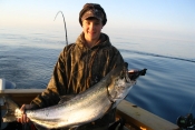 hooked up sport fishing charters - Beautiful Salmon